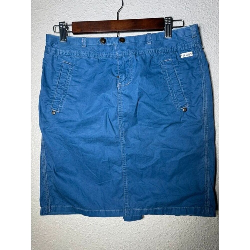 Converse One Star Vintage Y2K Blue Utility Mini Skirt Cargo Gorpcore Size 2